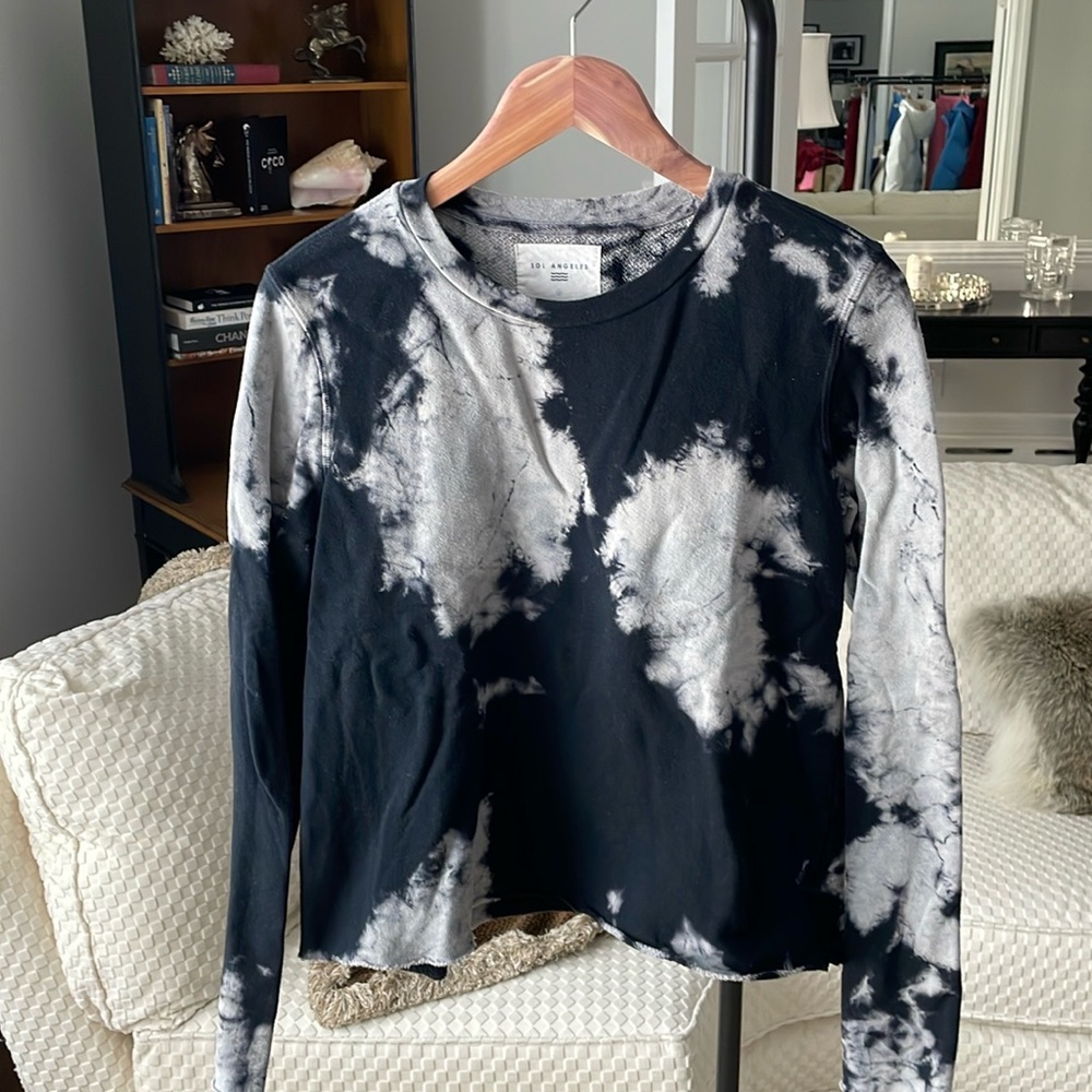 SOL ANGELES tie dye crew neck